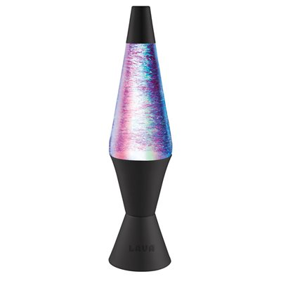 glitter lava lampe