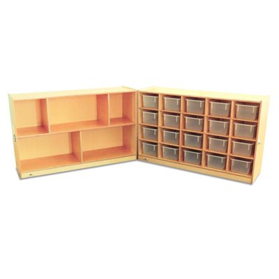 20 Tray Fold And Roll Storage Cabinet